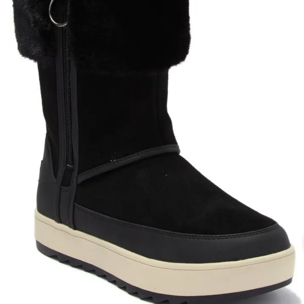 KOOLABURRA BY UGG/ TYNLEE BLACK WOMAN’S WATERPROOF SUEDE BOOTS SIZE 9   1105889